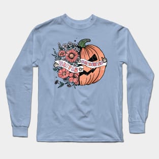 Hippie Halloween Boho Jack O Lantern Long Sleeve T-Shirt